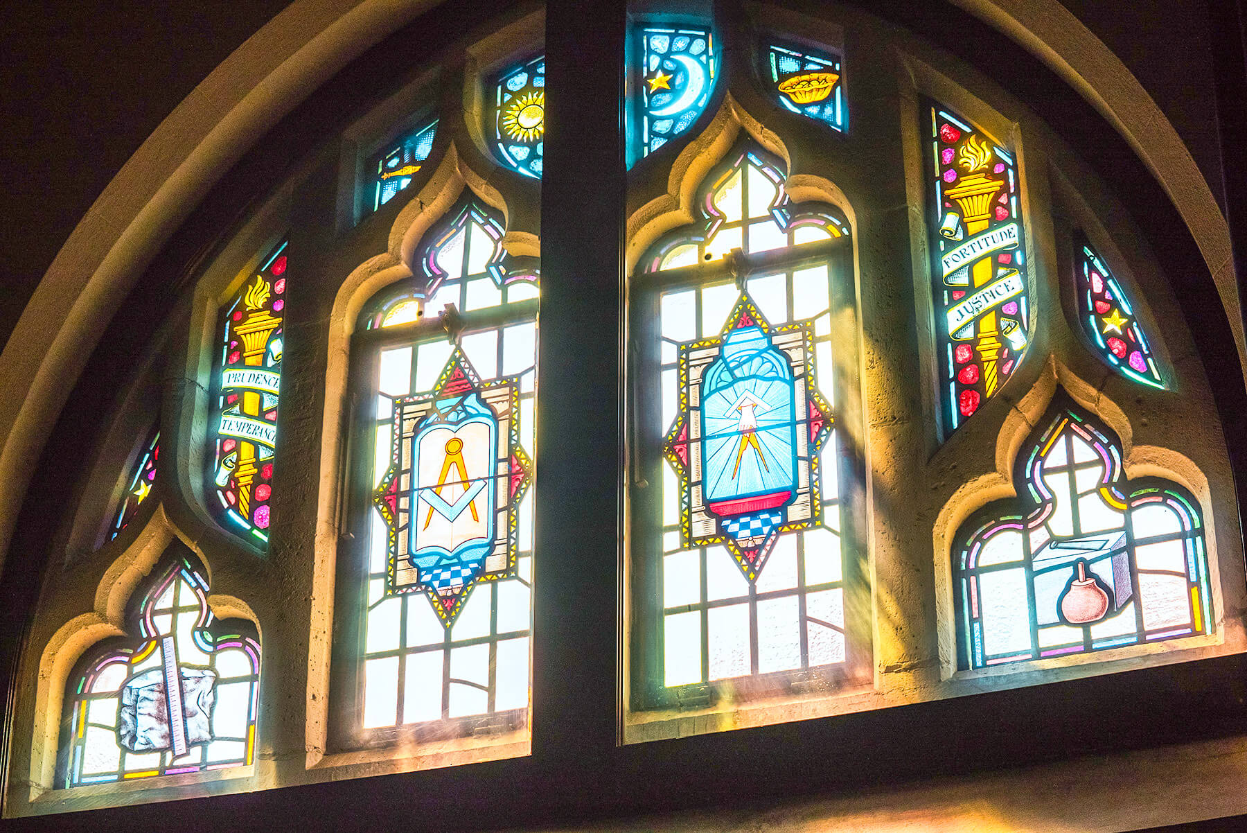 Century-old stained glass masterworks Century-old stained glass masterworks